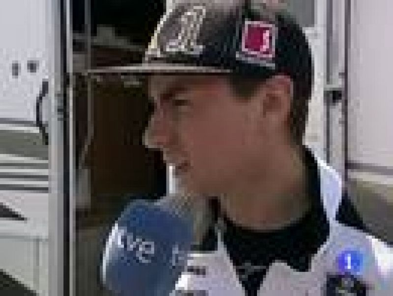 Jorge Lorenzo ha hablado ante las cámaras de TVE de su caída en los terceros libres y ha dicho que estará en la lucha por la 'pole' y en la salida de carrera del domingo. 