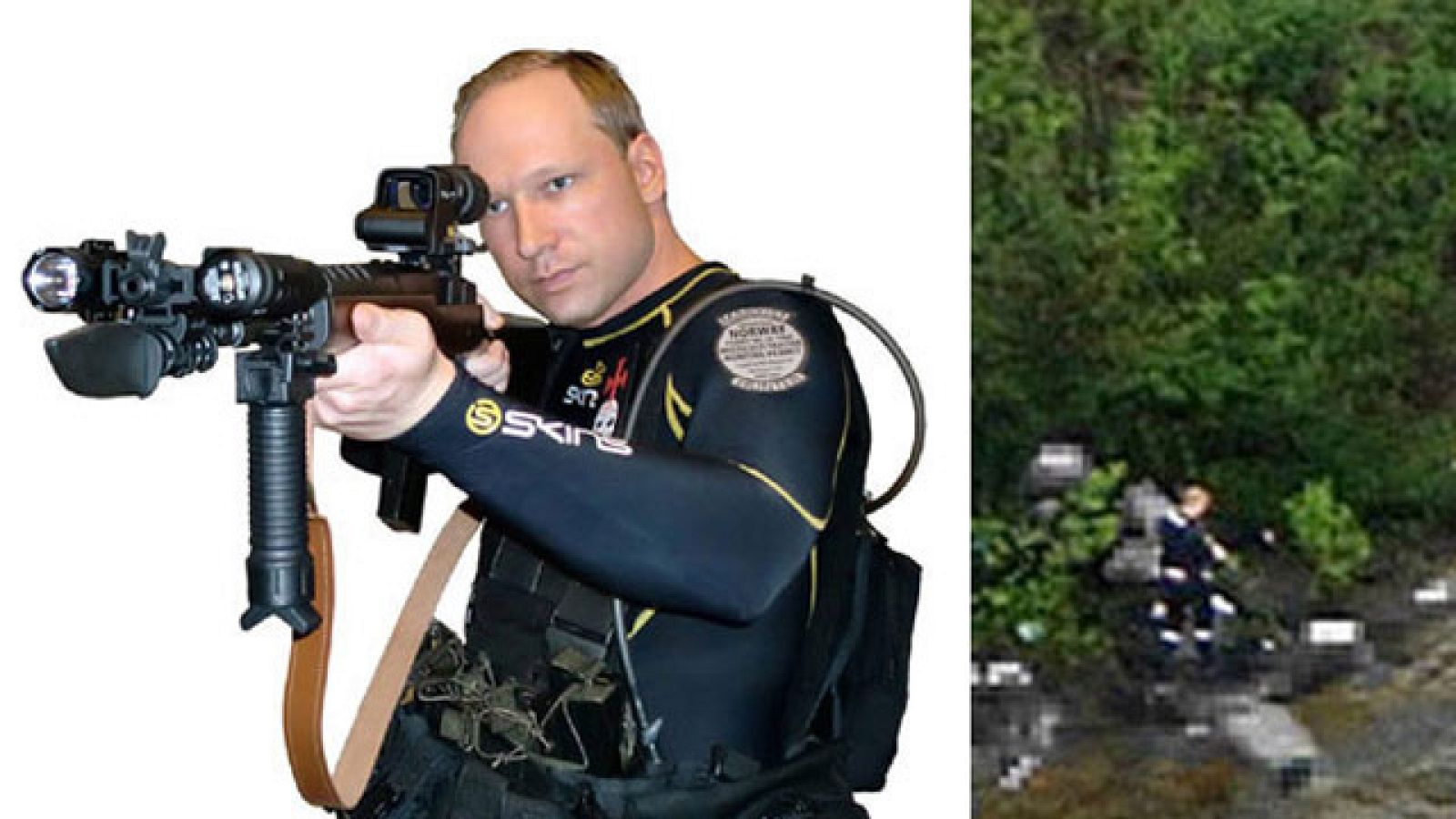 La policía noruega reconoce que puede haber cuerpos sin recuperar en los edificios del centro de Oslo. Las autoridades elevan a 92 los muertos, 7 en la capital y 85 en la isla de Utoya, y ya acusan formalmente de los atentados a este hombre, Anders Behring Brei-vik, un noruego de 32 años vinculado a grupos de extrema derecha.// Y este sábado cientos de indignados han llegado, tras varios días de marcha, a la capital, Madrid, para pedir de nuevo un cambio en el sistema político y social.// Una patera con 71 inmigrantes indocumentados, de origen subsahariano, entre ellos 12 menores de tres años, llegó ayer tarde, a las costas de Motril, en Granada. Se trata de la segunda patera que llega en las últimas horas a las costas granadinas.//32 personas han muerto en China y más de cien están heridas por un choque de dos trenes de alta velocidad. //Uno de los trenes fue alcanzado por un rayo y perdió energía. El otro tren le embistió por detrás.// El presidente de Venezuela, Hugo Chávez, ha reg