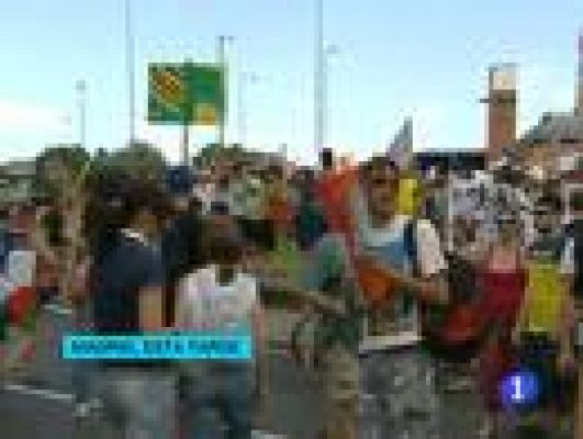 Telediario 1 - Los 'indignados' piden cambios