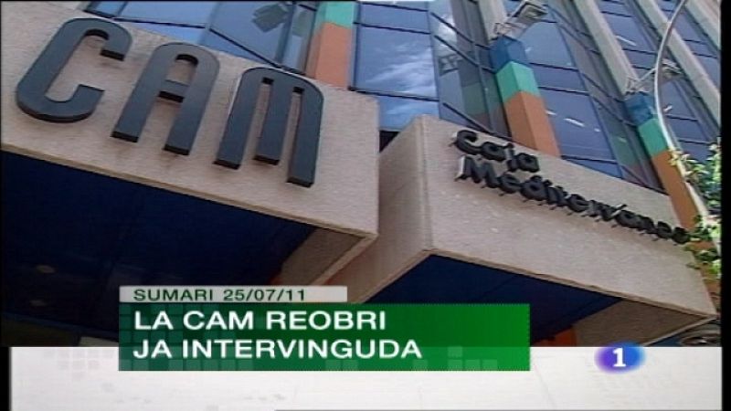 La Comunidad Valenciana en 2 minutos - 25/07/11 - Ver ahora