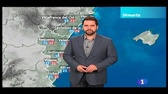L'informatiu - Comunitat Valenciana - El tiempo en la C. V. - 25/07/11