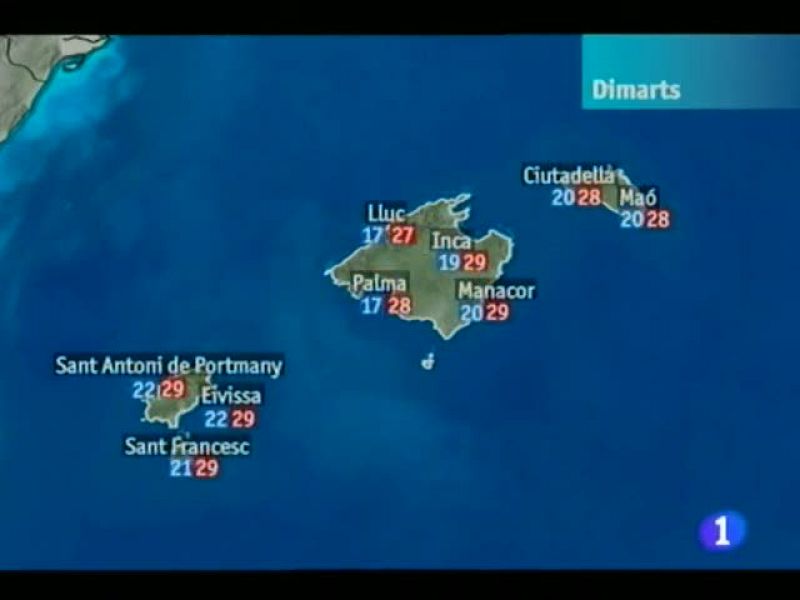  El temps a les Illes Balears - 25/07/11