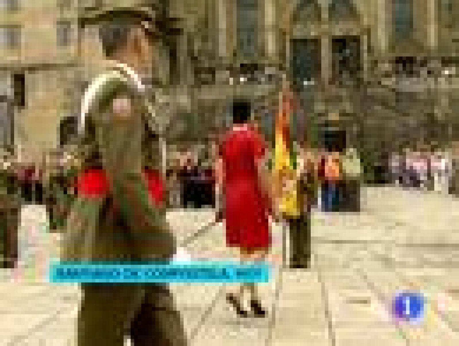 Galicia celebra el día de la comunidad con referencias a la crisis económica