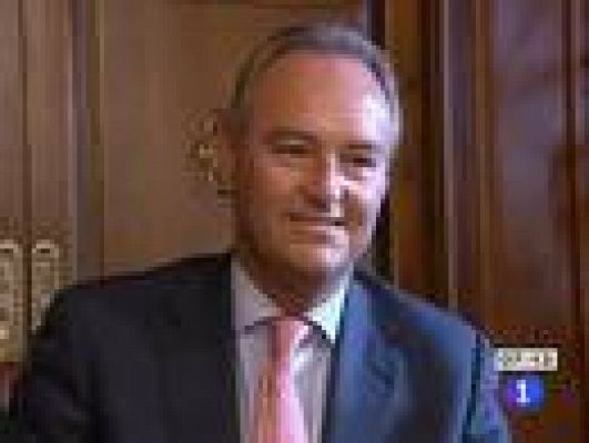 Telediario 1 - Alberto Fabra será investido presidente de la Generalitat Valenciana este martes