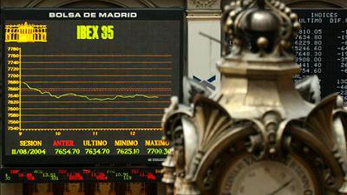  - La prima de riesgo se sitúa en 313 puntos y el Ibex-35 pierde un 0,73%
