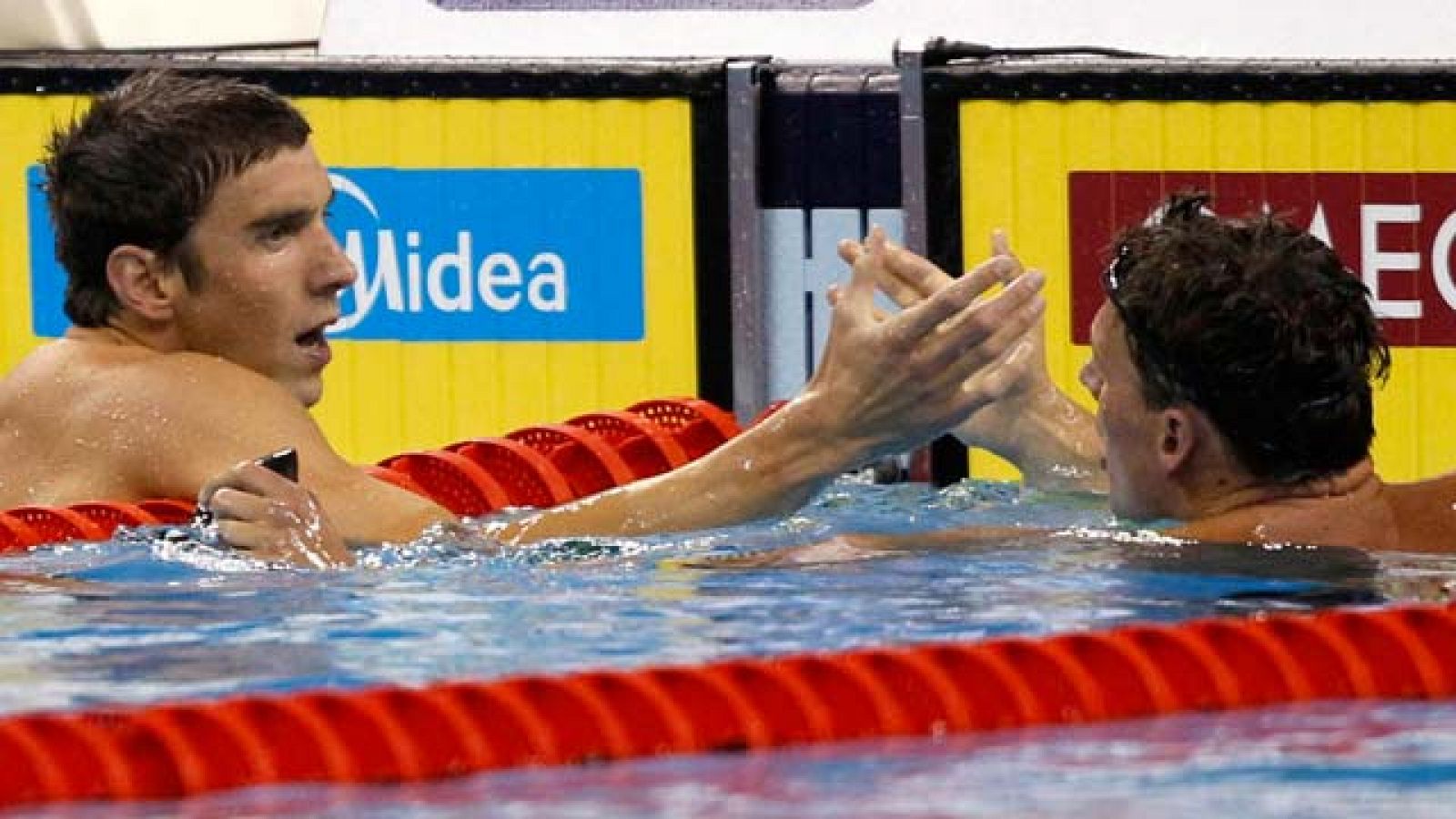 Lochte se ha proclamado campeón del mundo de los 200 metros libre en Shanghái, por delante de su compatriota Michael Phelps y del alemán Paul Biedermann