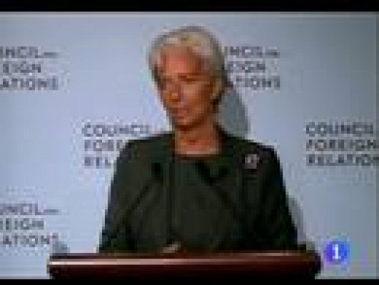 Telediario 1 - Lagarde pide rapidez.