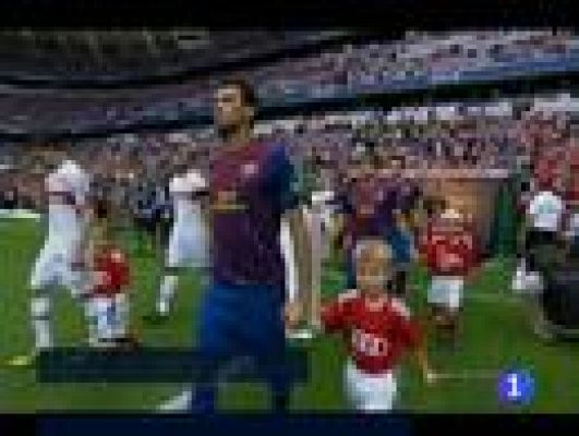 Telediario 1 - Los penaltis corrigen los errores del Barça