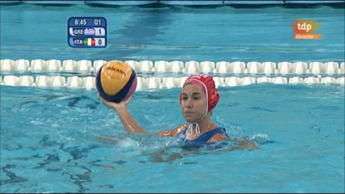 Waterpolo - Campeonato del mundo 1ª Semifinal fem.: Grecia-Italia - 27/07/11