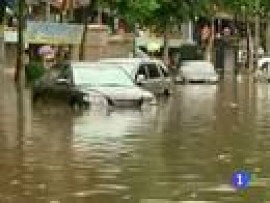 Lluvias torrenciales en Corea 