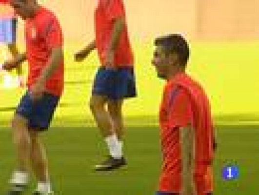 Telediario 1 - Primer examen europeo del Atlético