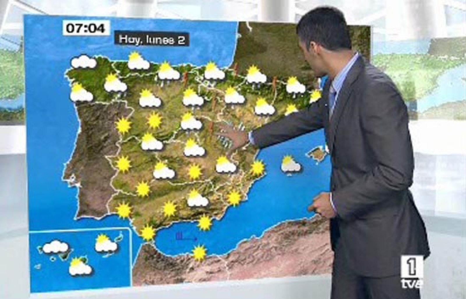 Suben las temperaturas, aunque continúan las lluvias