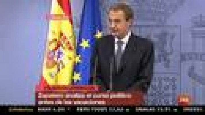 Zapatero anuncia que adelantará las elecciones generales al 20 de noviembre