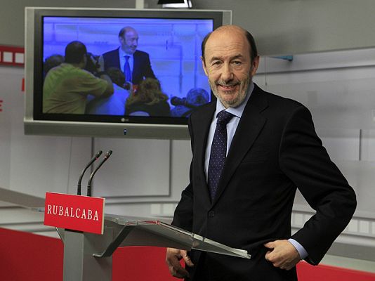  - Rueda de prensa de Rubalcaba