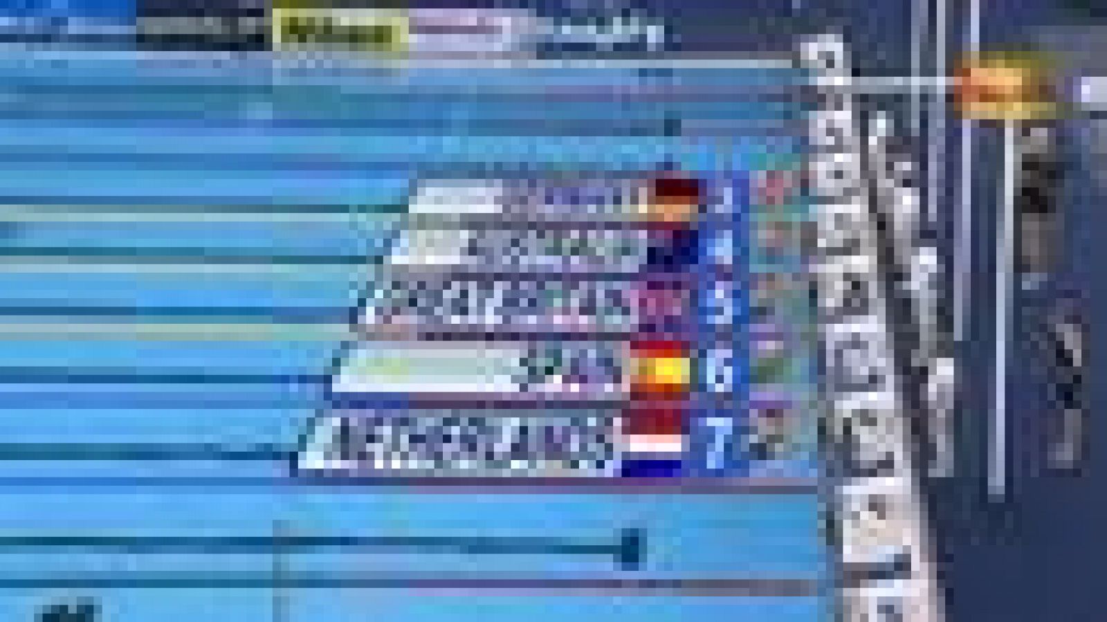 El equipo español de 4x100 estilos ha batido el récord nacional y ha conseguido su plaza en los Juegos de 2012 en el Mundial de Shanghái.