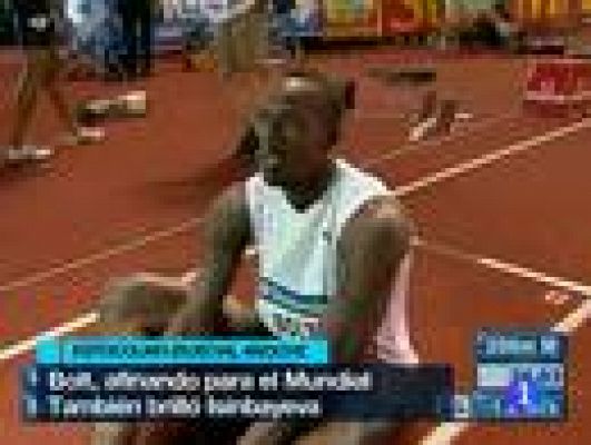 Bolt gana en su 'pista negra'