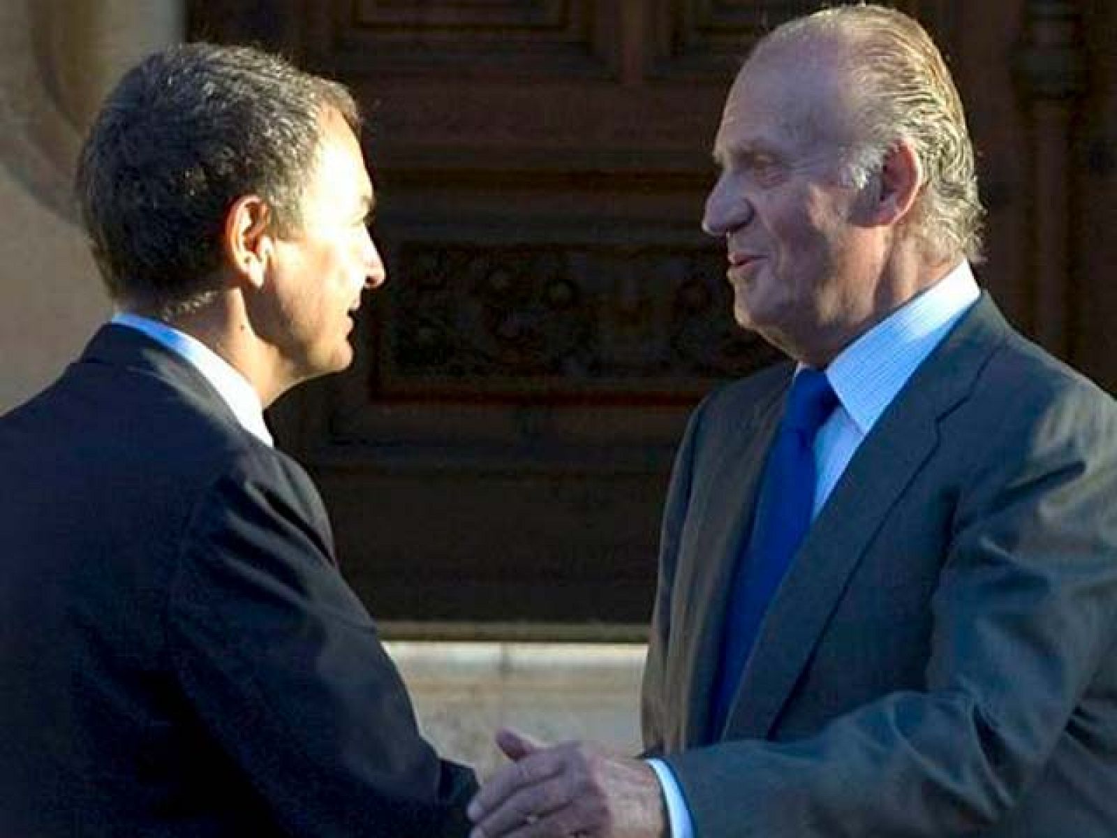  Último despacho de Zapatero con el rey en Mallorca