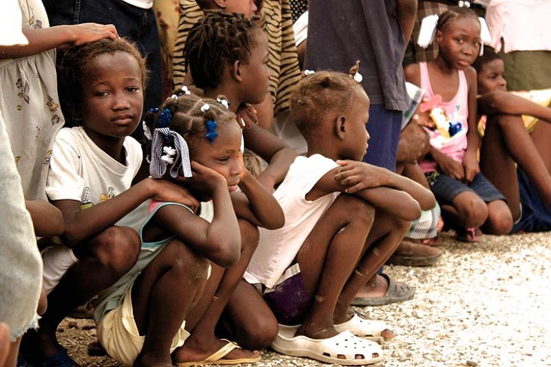   Niños en Haití