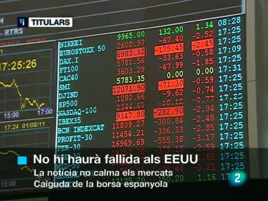 L'Informatiu - L'informatiu vespre - 01/08/11