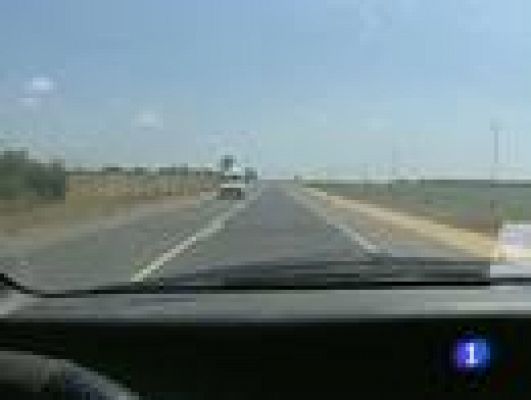 Telediario 1 - Mortalidad en un tramo de carretera