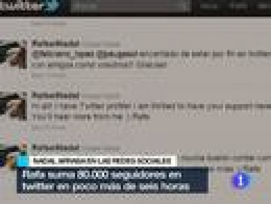 Telediario 1 - Nadal arrasa en Twitter