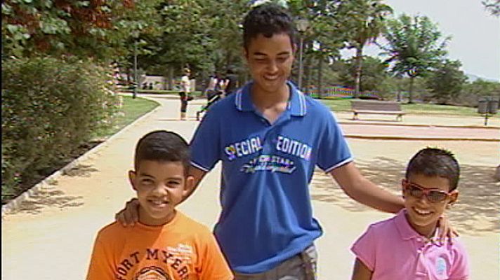 Telediario 1 - Niños saharauis, verano en España