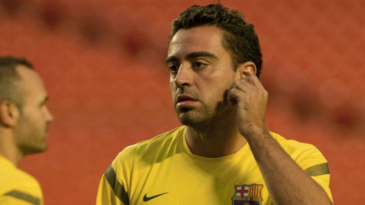 Telediario 1 - Xavi se estrena en pretemporada