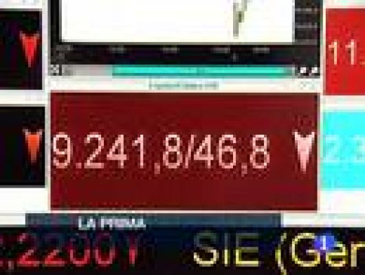 Telediario 1 - Mínimo anual del Ibex