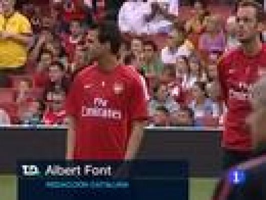 Telediario 1 - Cesc sigue centrando la atención