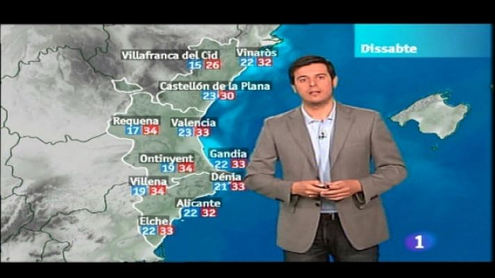 L'informatiu - Comunitat Valenciana - El tiempo en la C. V. - 05/08/11