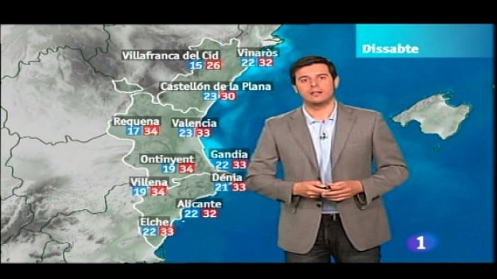 El tiempo en la C. V. - 05/08/11