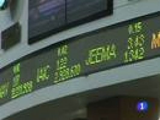 Telediario 1 - Se resienten las bolsas árabes