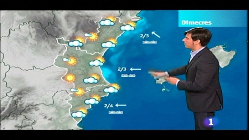  El tiempo en la C. Valenciana - 09/08/11 - Ver ahora 