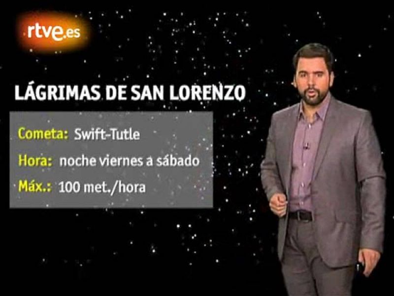 En estos días se produce uno de los fenómenos astronómicos más espectaculares del año: Una lluvia de estrellas. En la noche del viernes 12 al sábado 13 de agosto podremos llegar a ver 100 estrellas por hora.