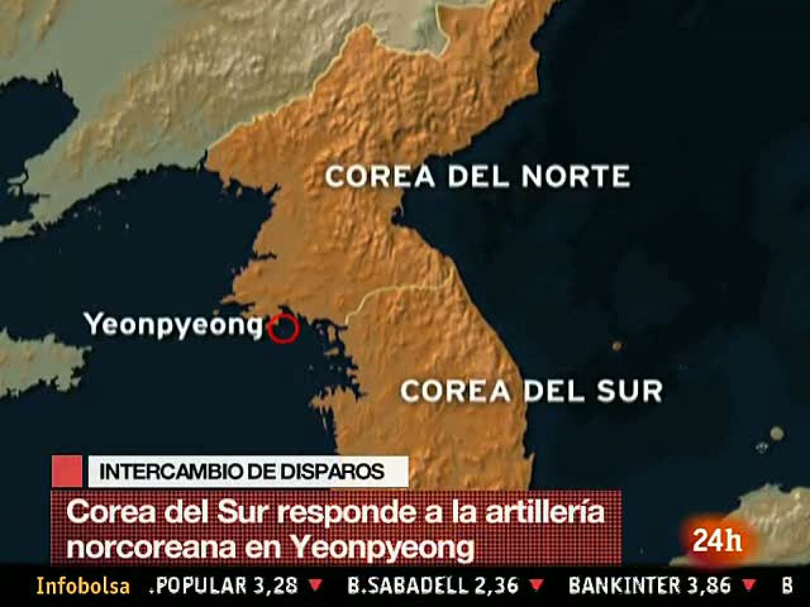 Informativo 24h: El Ejército surcoreano ataca una isla fronteriza con Corea del Norte | RTVE Play