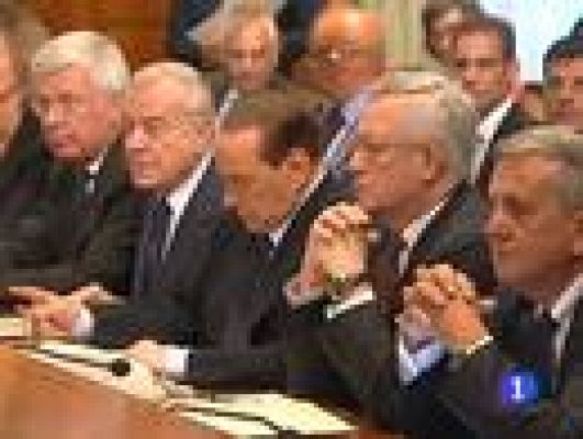 Telediario 1 - Nuevo plan de austeridad en Italia