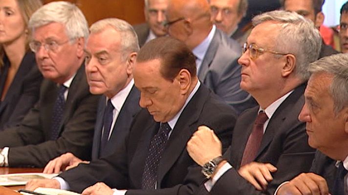 Telediario 1 - Nuevo plan de austeridad en Italia