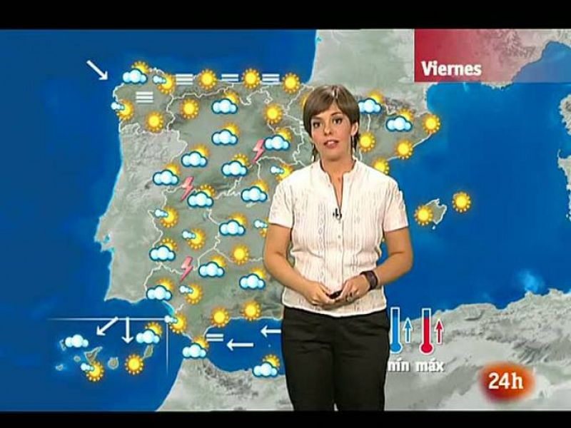  Posibles chubascos en la meseta central y Castilla y León