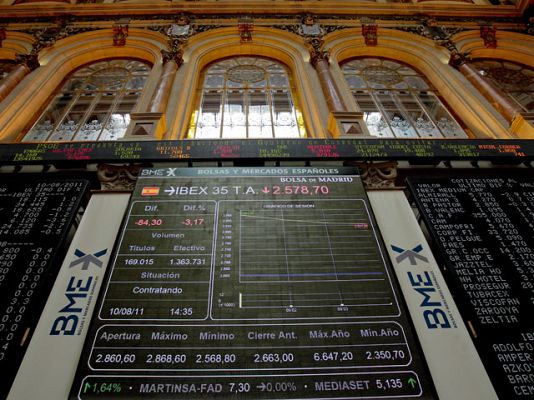 Telediario 1 - España, Italia, Francia y Bélgica prohíben las ventas a corto