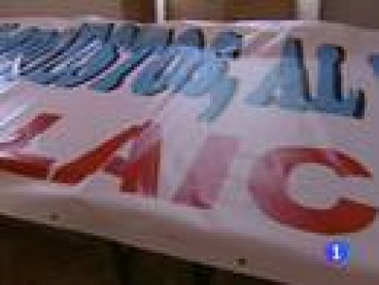 Telediario 1 - Los laicos cruzarán Sol