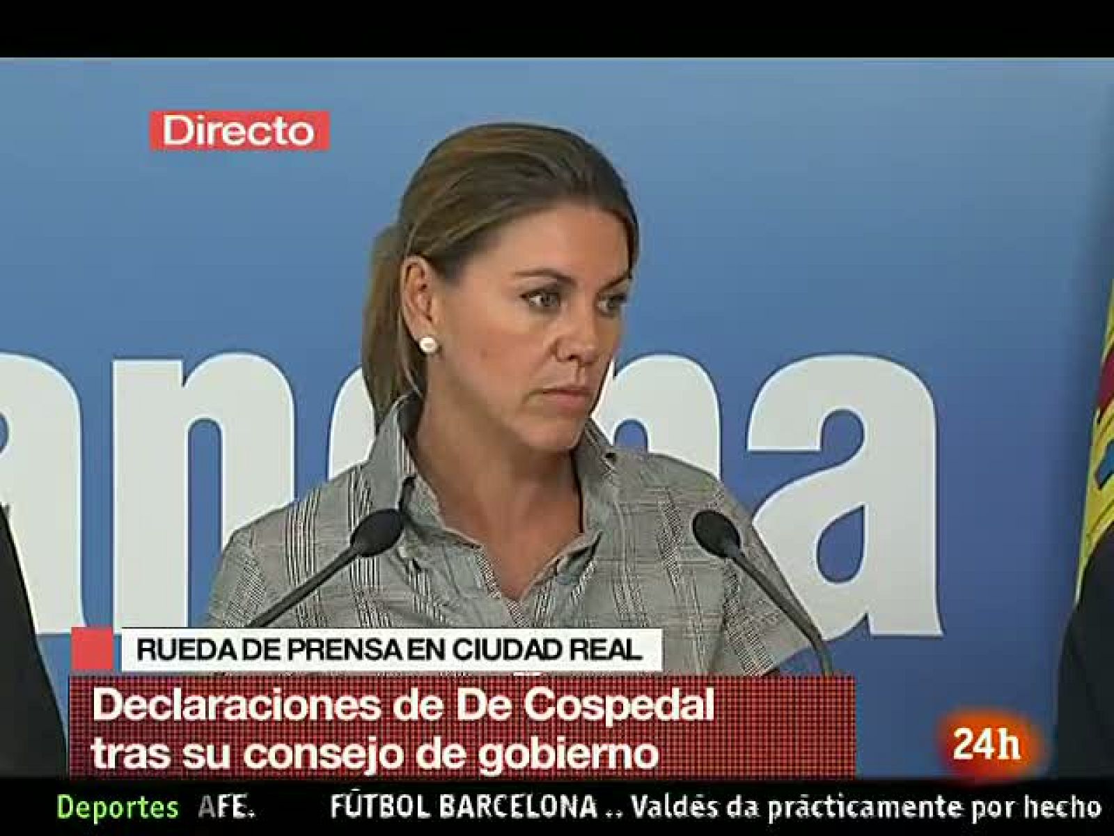 Cospedal ha anunciado el inicio de los procedimientos sancionadores a las farmacias que hicieron huelga