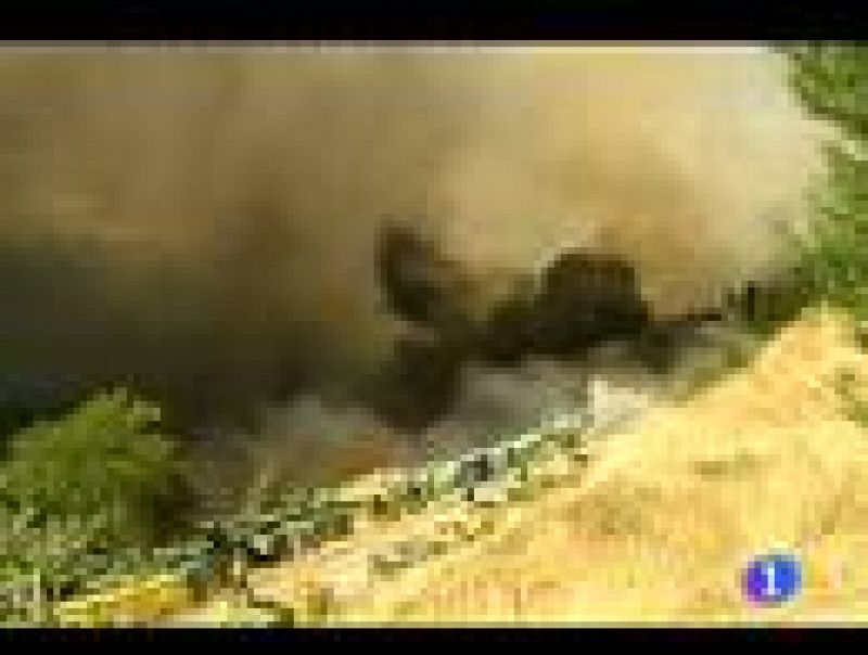 Un incendio ha quemado varias hectáreas en Vilar de Astrés, Ourense