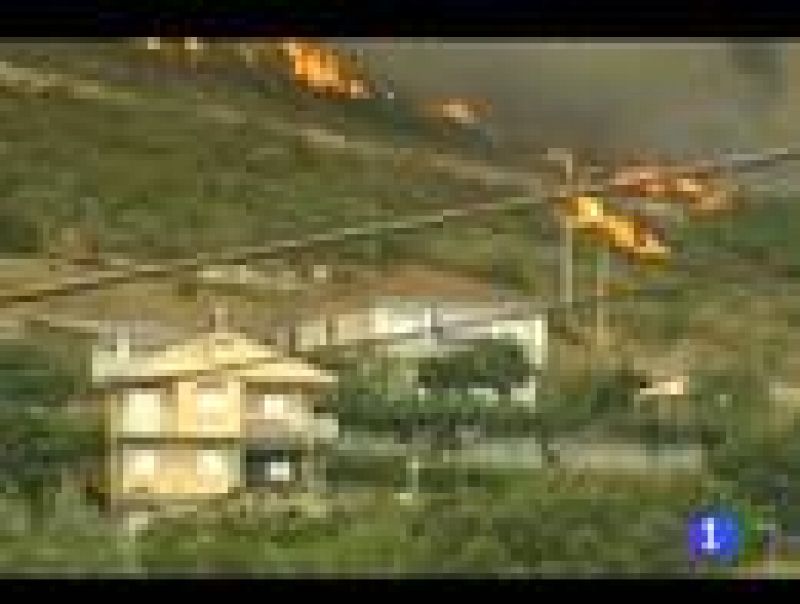 Pendientes de tres incendios declarados en Ribadavia, Pereiro de Aguiar y Vilar de Astrés
