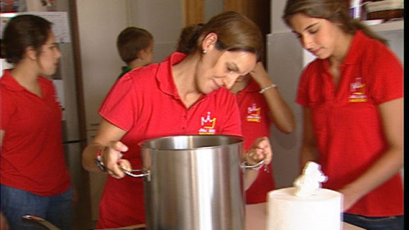 Las familias españolas demuestran su solidaridad con los peregrinos