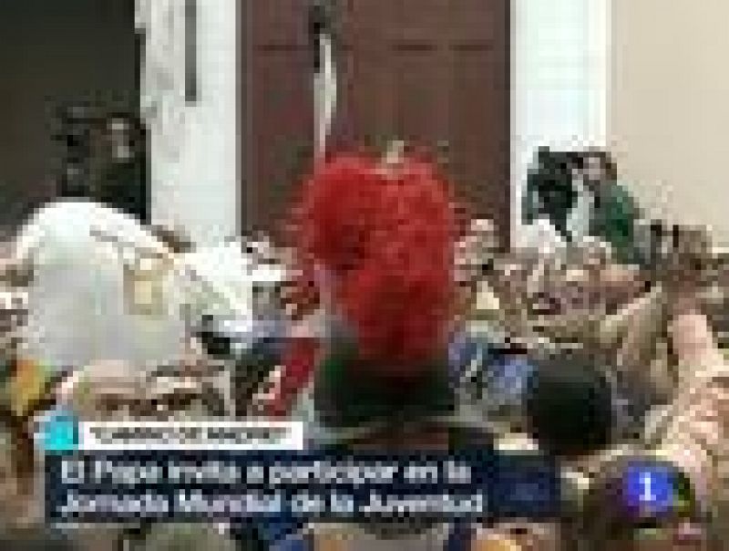 El papa,"feliz" ante su visita a Madrid