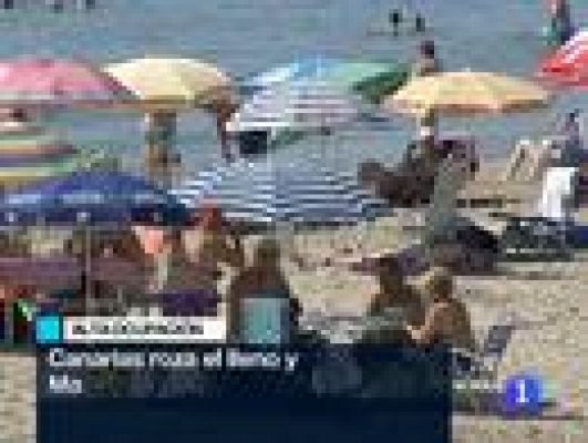 Telediario 1 - Telediario 2 en 4' - 14/08/11