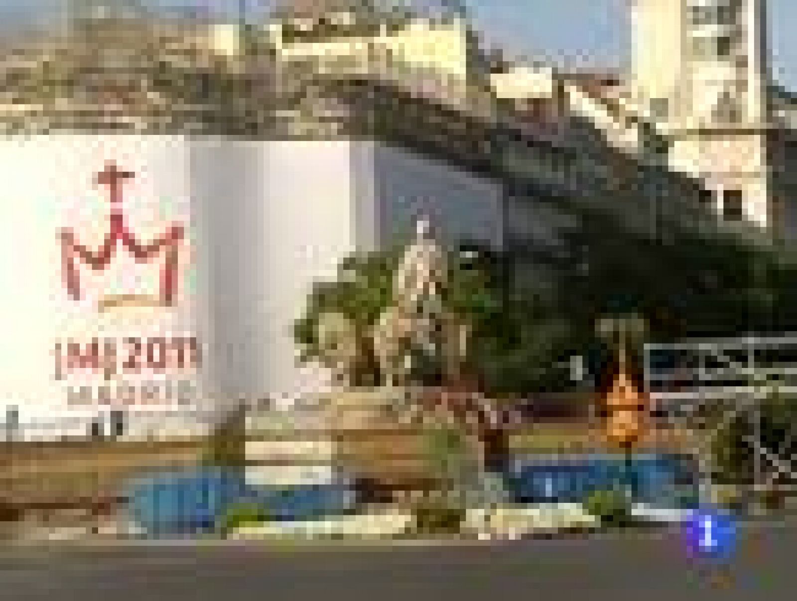 El aeródromo de Cuatro Vientos, preparado para la llegada del Papa