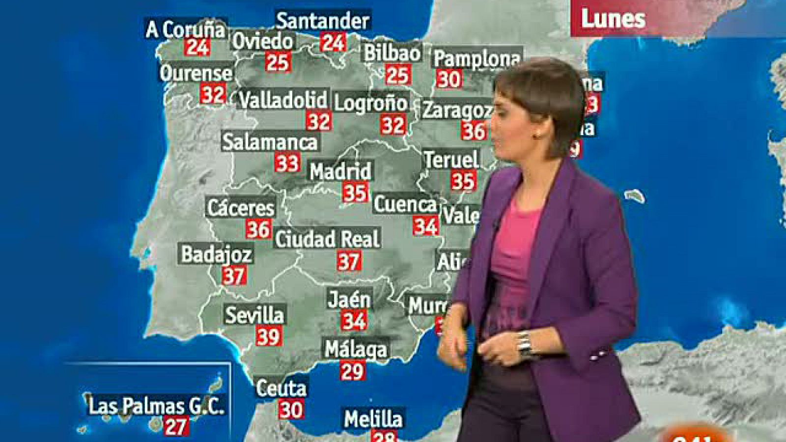 Sol en la mayor parte del país y temperaturas muy elevadas