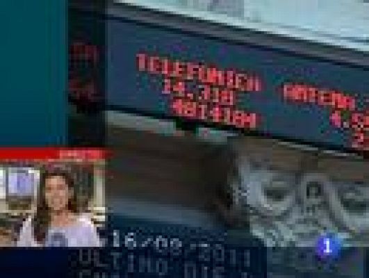 Telediario 1 - La bolsa vuelve a teñirse de rojo