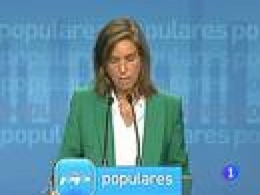 Telediario 1 - Estancamiento de la economía